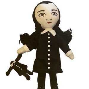 Wednesday Addams 19” plush doll Netflix The Addams Family Halloween 2023